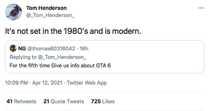 Twitter Tom Henderson